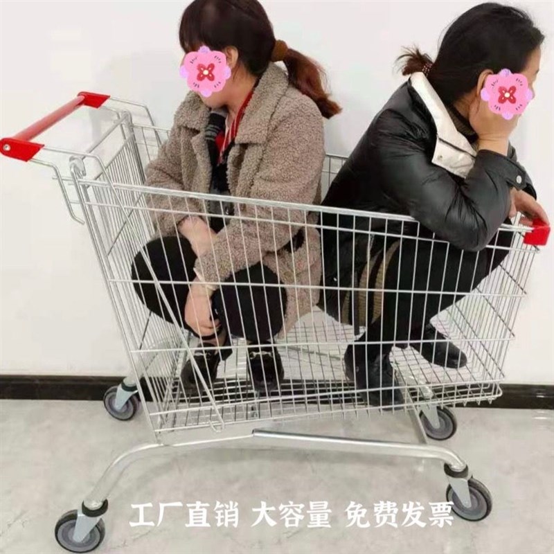 超市购物车手推车小推车家用商场手推车理货物业超市推车买菜推车