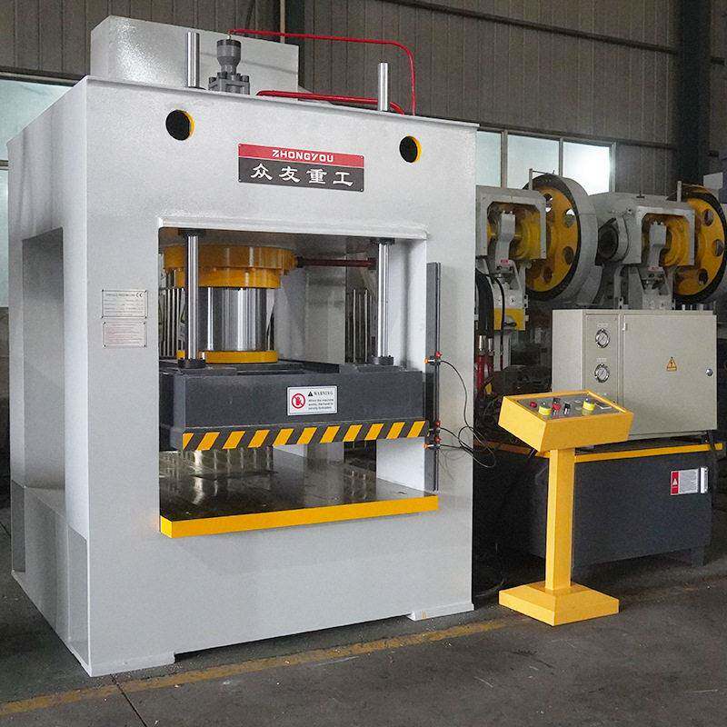 500T框式液压机塑料瓦成型油压机重型PVC波浪瓦压制压力机油压机