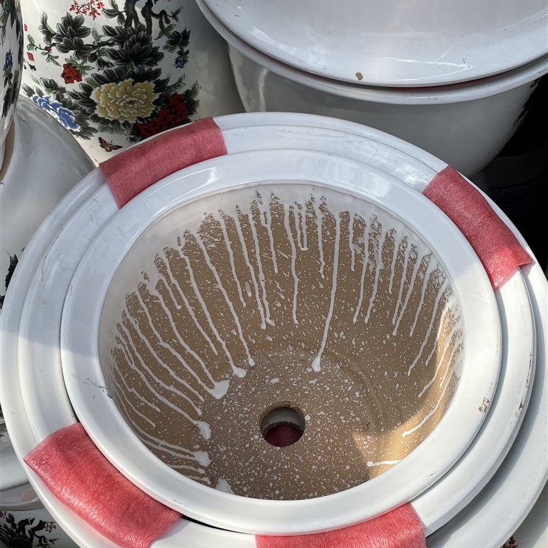 特大号陶瓷花盆牡丹铁树花盆陶瓷大厅门徬店门口开业超大花盆陶瓷