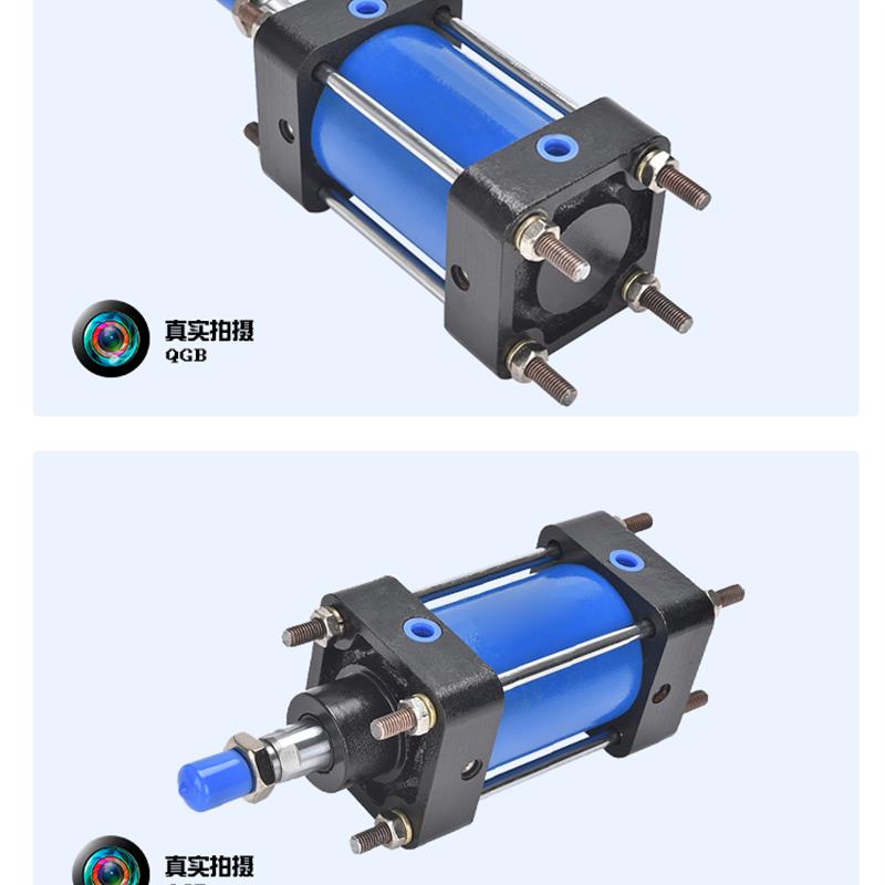 重型全铁大推力气缸QGB QGBII QGA QGS JB80/100/125/160/200/250
