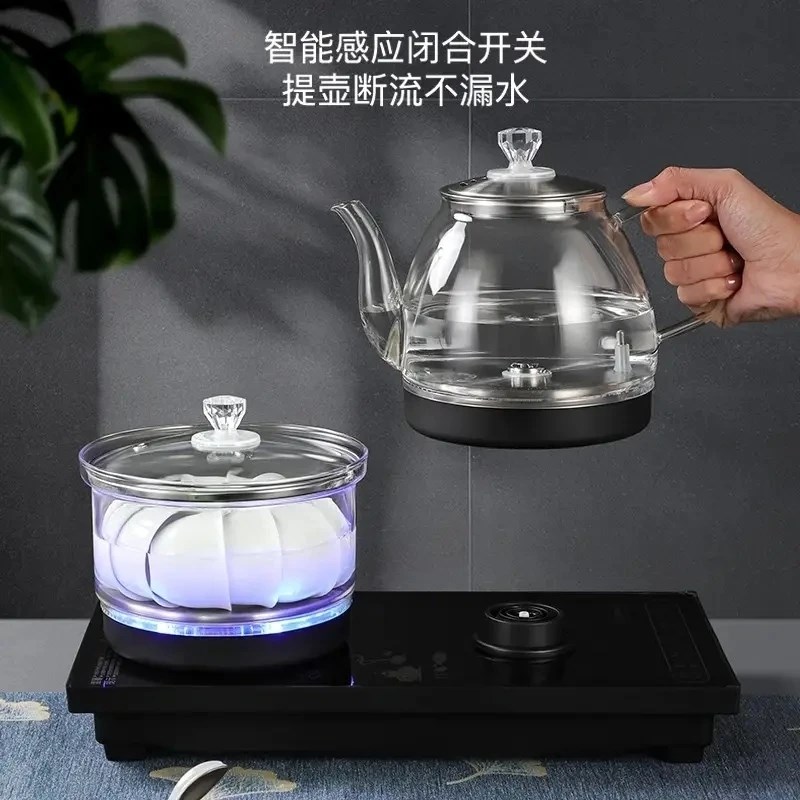全自动底部上水电热水壶泡茶专用烧水壶茶台一体嵌入式煮茶电茶炉
