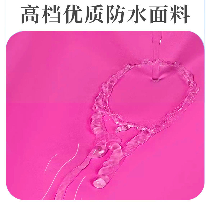 女士下水裤半身连体抓捕鱼沙滩雨鞋大童防水雨裤儿童赶海涉水衣服