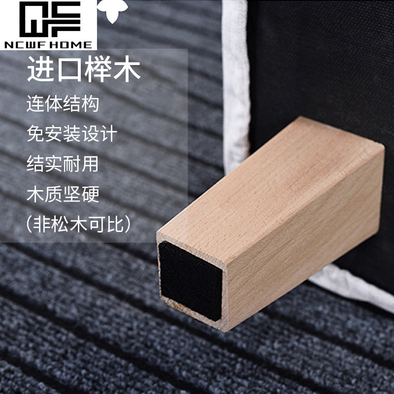 实木长方形换鞋凳卧室布艺床尾凳简约服装店沙发凳子试衣间长条凳