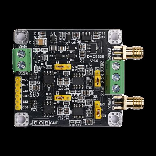 DAC8830模块 双路两通道16位数模转换器DAC模块 0-5V 0-10V 10V