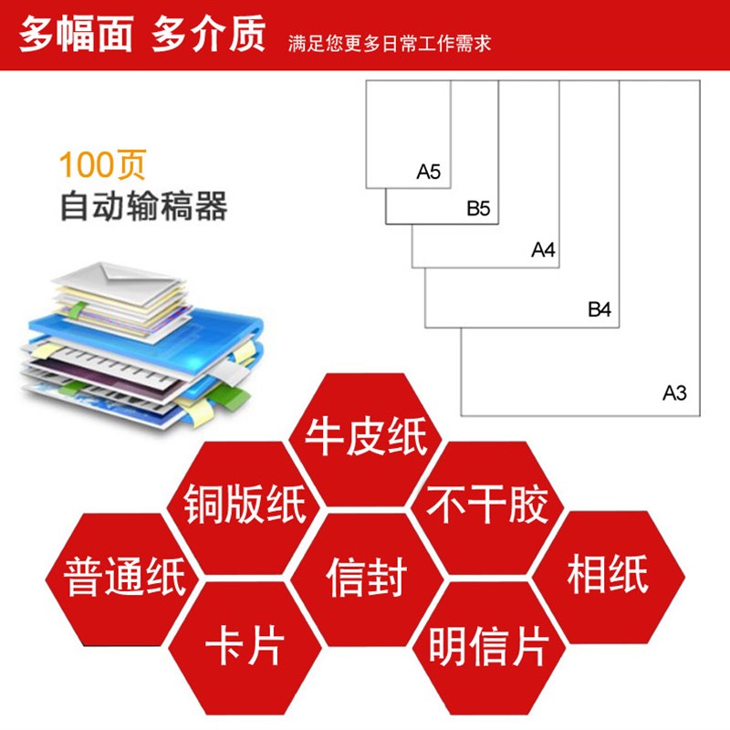 施乐a3彩色黑白激光数码打印机复印机扫描复合机商用办公自动双面
