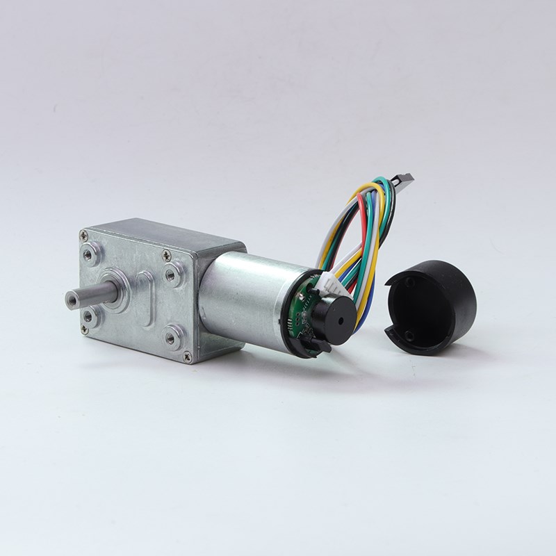 微型直流减速电机JGY370B双轴带盖12v24伏可调速大扭矩正反转马达