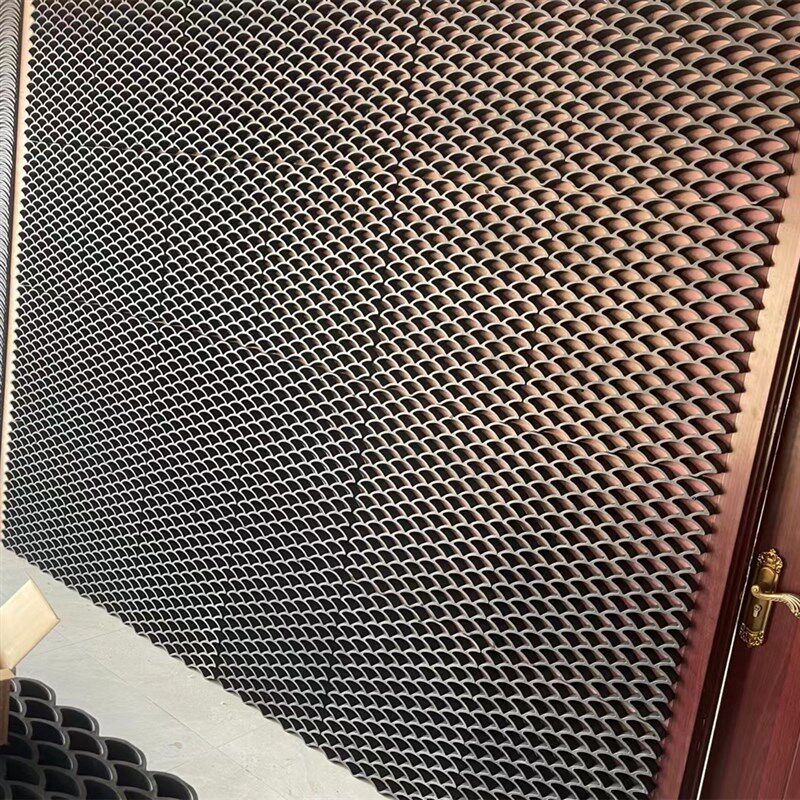 瓦片装饰背景墙彷古鱼鳞瓦中式镂空窗花雕砖花格塑料复古青瓦墙瓦
