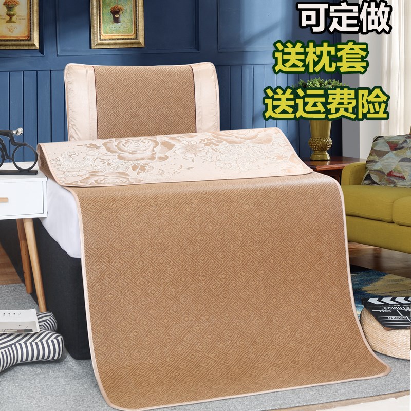 双面藤席冰丝0.8米1.1/1.3/1.4/1.5/1.6/1.8床腾纯藤竹草席子定制