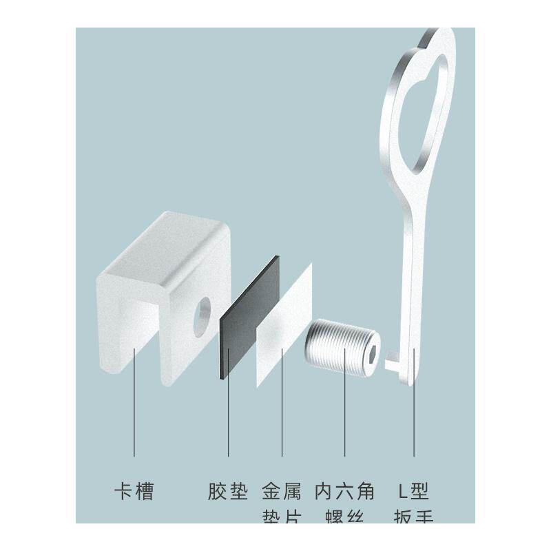 爱为你窗户锁扣铝合金纱窗门窗锁推拉门锁儿童防护安全锁限位器