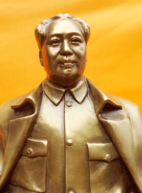 铜像黄铜青年坐像手拿文稿好好学习全身像客厅办公室饰品摆件