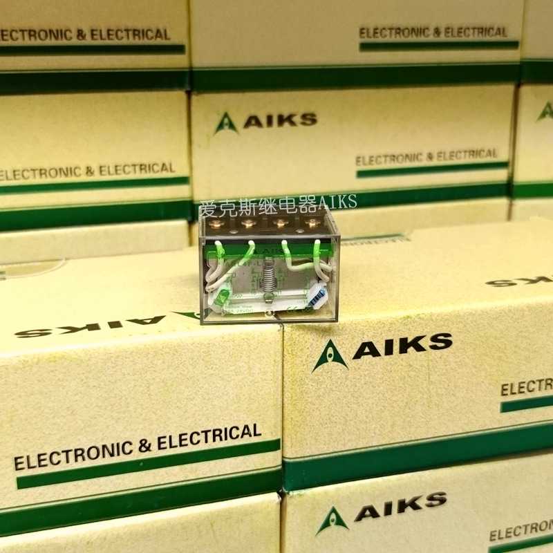 原装AIKS爱克斯继电器ARL4F-L带指示灯12V24V36V10A14脚