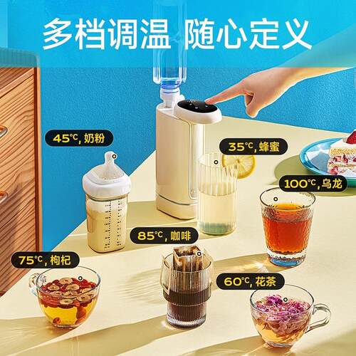 美国卓朗即热式饮水机台式小型桌面迷你旅行出差热水便携全球通用