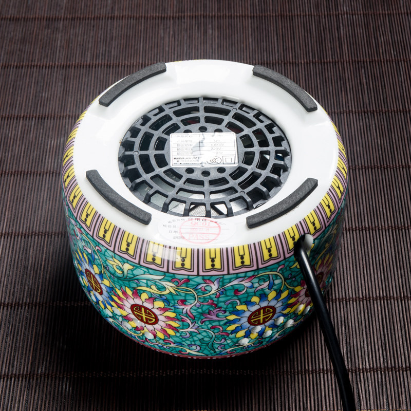 珐琅彩电陶炉煮茶器套装小型家用功夫茶具玻璃煮茶壶蒸茶壶茶炉