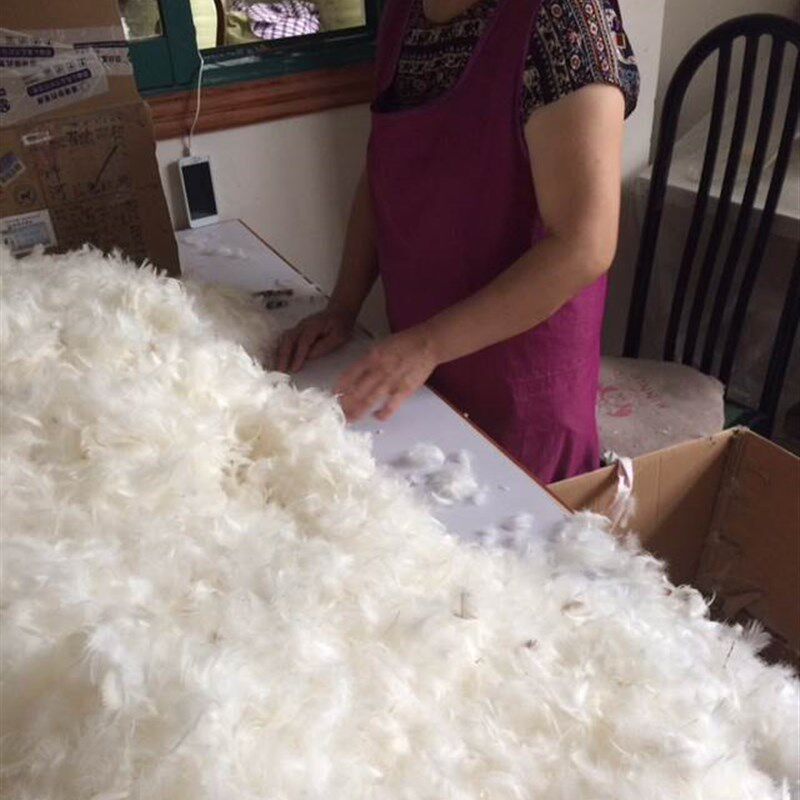 白鹅毛羽绒靠垫芯沙发抱枕床上大靠枕办公室椅靠背羽毛枕头可定制