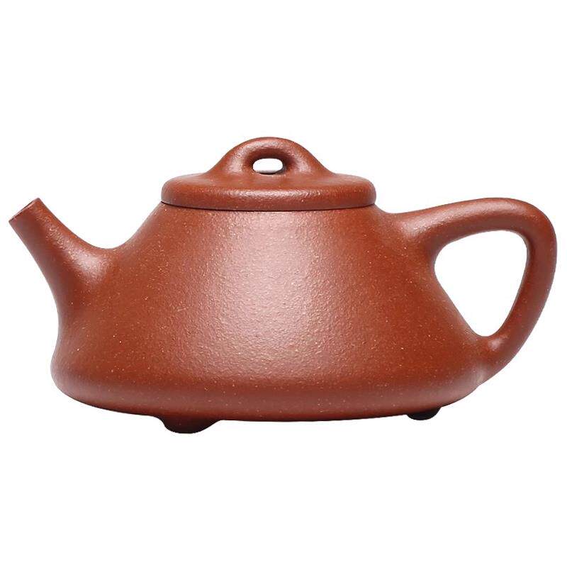 宜兴紫砂壶 原矿降坡泥石瓢壶 吴俊梅手工制作 茶壶泡茶家用茶具