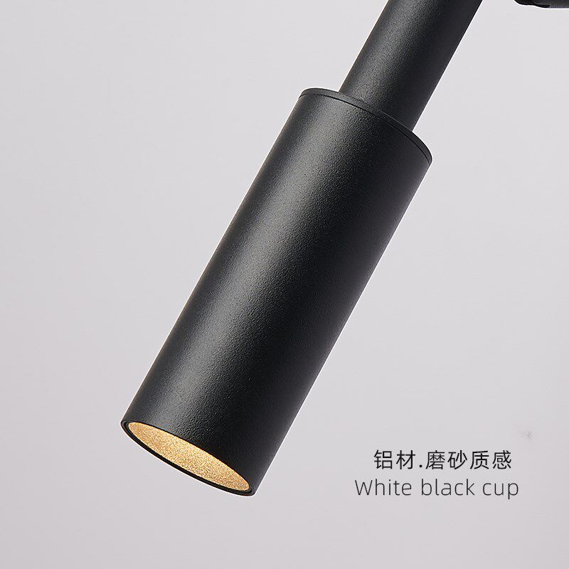 北欧简约LED壁灯卧室床头墙灯玄关过道明装射灯角度可调95高显色