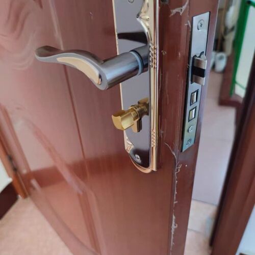 .通用型155孔房门锁具家用换锁门把手钢木卧室执手钢木门锁锁芯