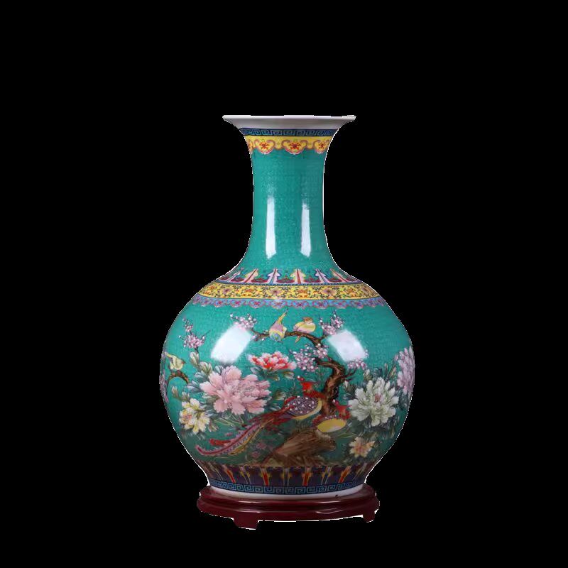 陶瓷花瓶白胎仿古填色高白泥茶具壶素坯瓷器盘子釉上彩粉彩摆件品