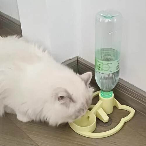 宠物自动饮水机猫咪喝水自动循环流水不插电狗狗矿泉水瓶喝水碗