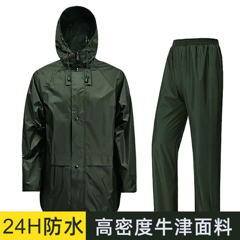 户外防水军迷制式分体雨衣雨裤套装正品执勤加厚劳保防刮雨衣雨披