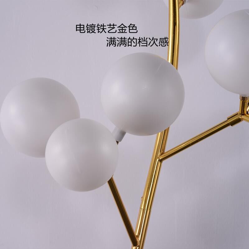 新款婚庆婚礼道具棉花树路引灯舞台橱窗布置装饰圆球发光幸福果树