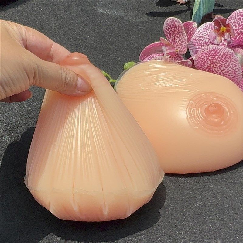 超软水硅胶 CD变装硅胶水滴形分体 假乳房义乳 假胸伪娘胸垫