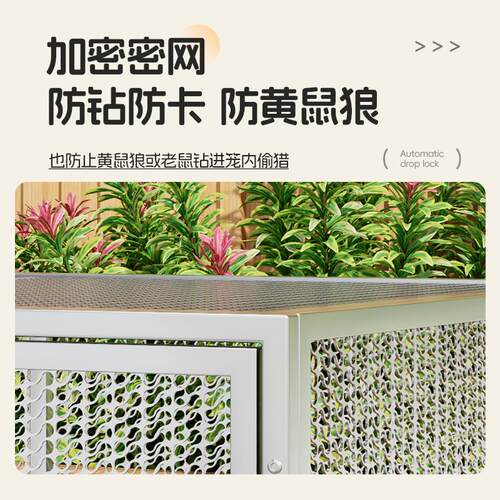 兔子笼子家用特大号室内带厕所自动荷兰猪龙猫笼小兔笼养殖笼专用