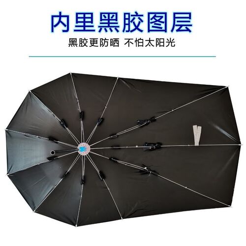 加长加厚电动车遮阳伞雨棚篷蓬电瓶踏板摩托三轮自行车黑胶防晒伞