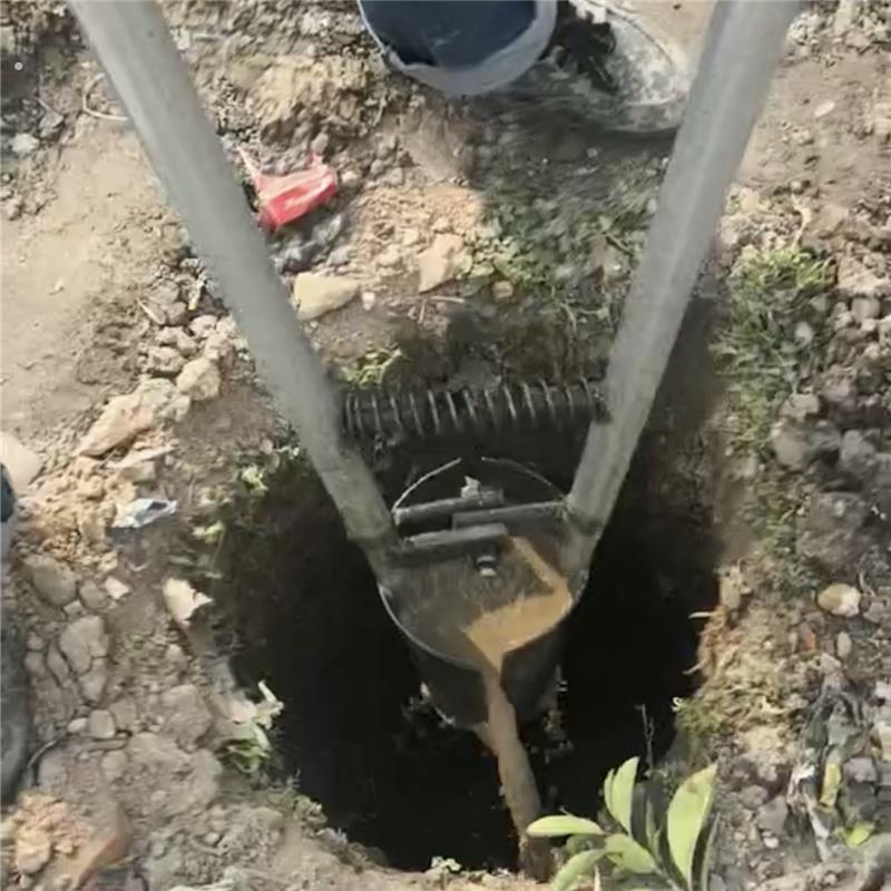 对铲子夹锹掏土挖坑电力施工具挖洞神器电杆勺子洛阳铲打洞电线杆