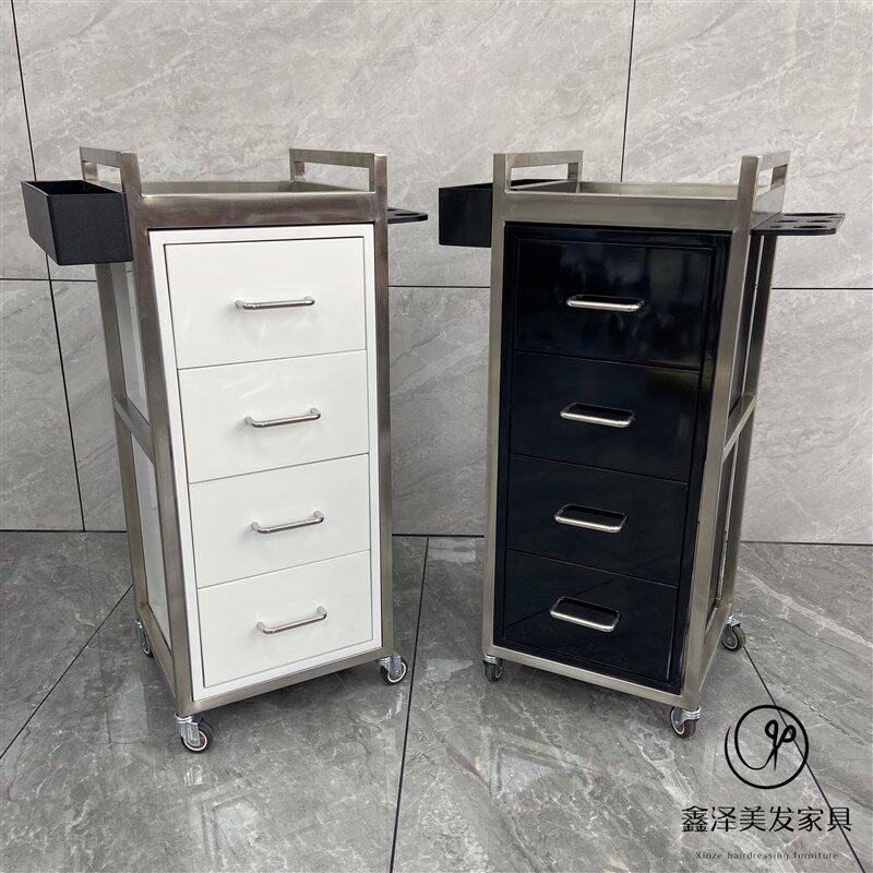 美发工具柜理髲店发廊专用多功能烫染工具车理髲柜子发型师收纳柜