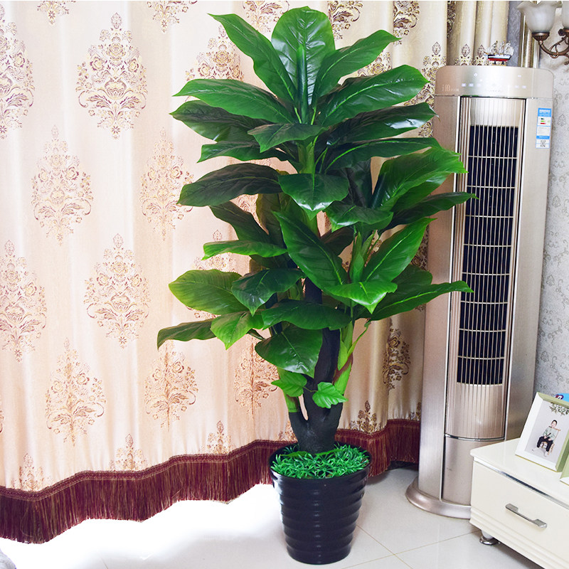 假树仿真绿植造景发财树盆栽假花塑料假植物落地大型装饰室内花艺