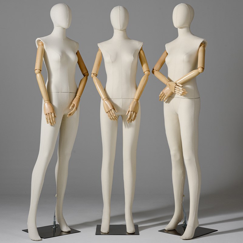 全身包布模特道具女活动手韩版女装展示架橱窗人台服装店模特架子