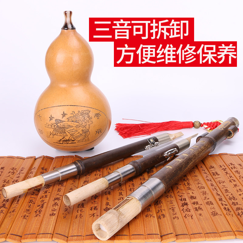 云南葫芦丝乐器初学包邮专业演奏葫芦丝C调降B调/G/F/D/A紫竹特价