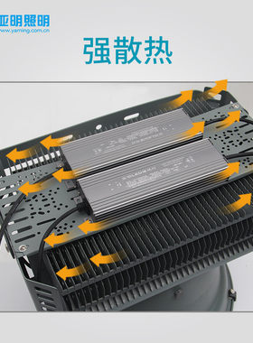 led塔吊灯建筑之星2000w1000w工地用大灯新款户外防水镝灯照明灯