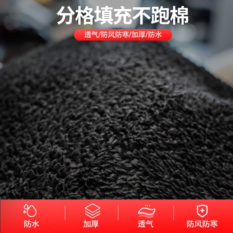赛威冬季踏板摩托车挡风被防水骑行防风罩护腿保暖围挡跨骑