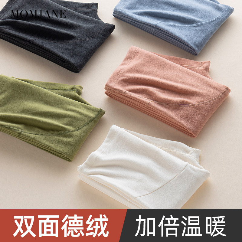 孕妇秋裤德绒内穿秋冬季保暖加绒加厚家居睡裤棉毛裤衬裤打底裤女