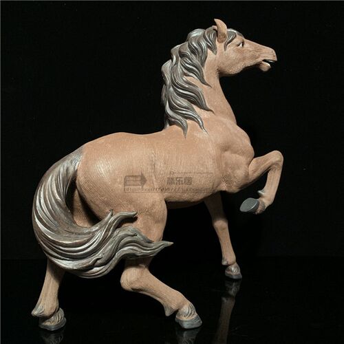 石湾公仔陶瓷马生肖创意家居客厅电视柜玄关摆件开业乔迁工艺礼品