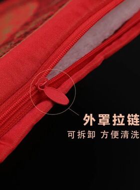 跪垫新郎新娘拜堂跪拜结婚红色坐福垫新人改口敬茶家厚座垫跪垫包