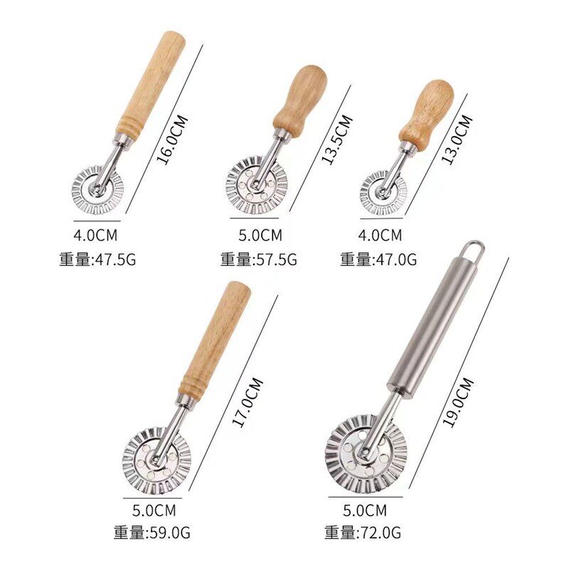 披萨滚轮刀花边滚轮烘培刀面包西餐厅单轮刀烘焙工具方便实用便携