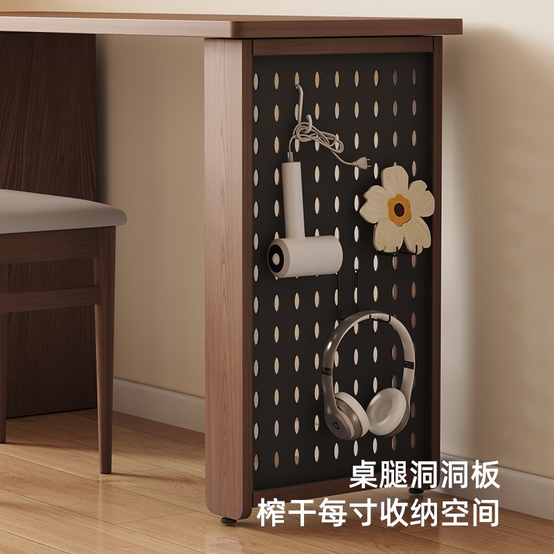 红林日记梳妆台书桌斗柜电脑桌一体化妆台写字桌实木柜转角主卧室