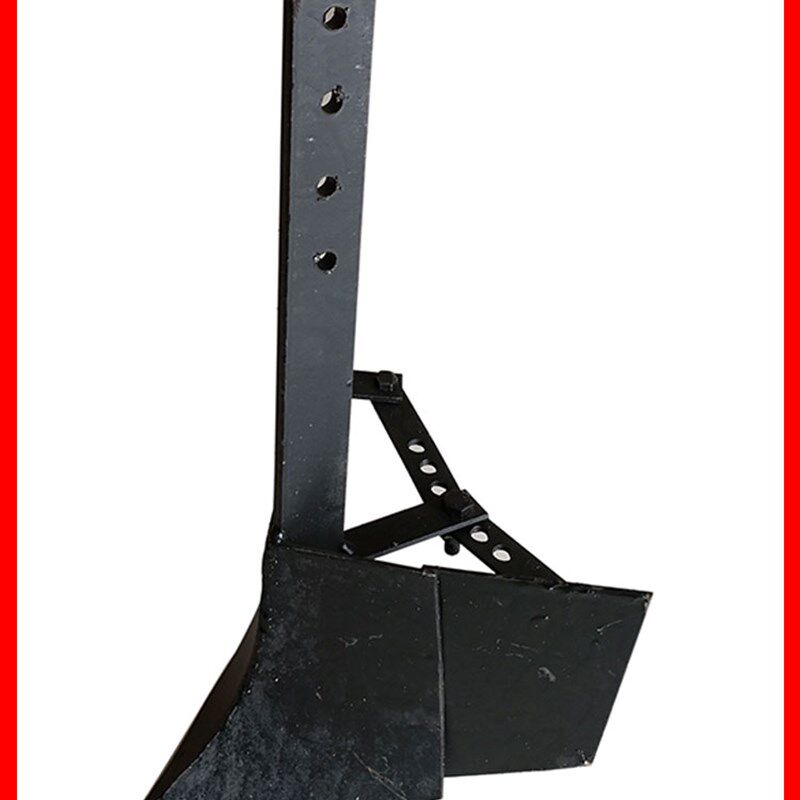 微耕机配开沟器犁头旋耕小型翻地机可调铧式犁开沟起垄培土耕地犁