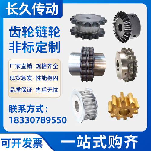 链轮齿轮非标定做专用精密传动配件大全加工定制非标10A12A16A20A