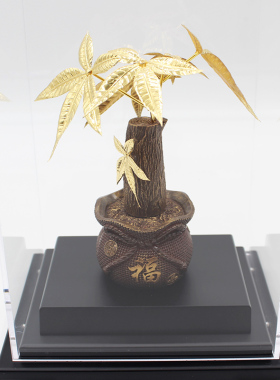 发财树摆件摇钱树公司店铺乔迁开业送礼家居工艺品柜台摆设装饰品