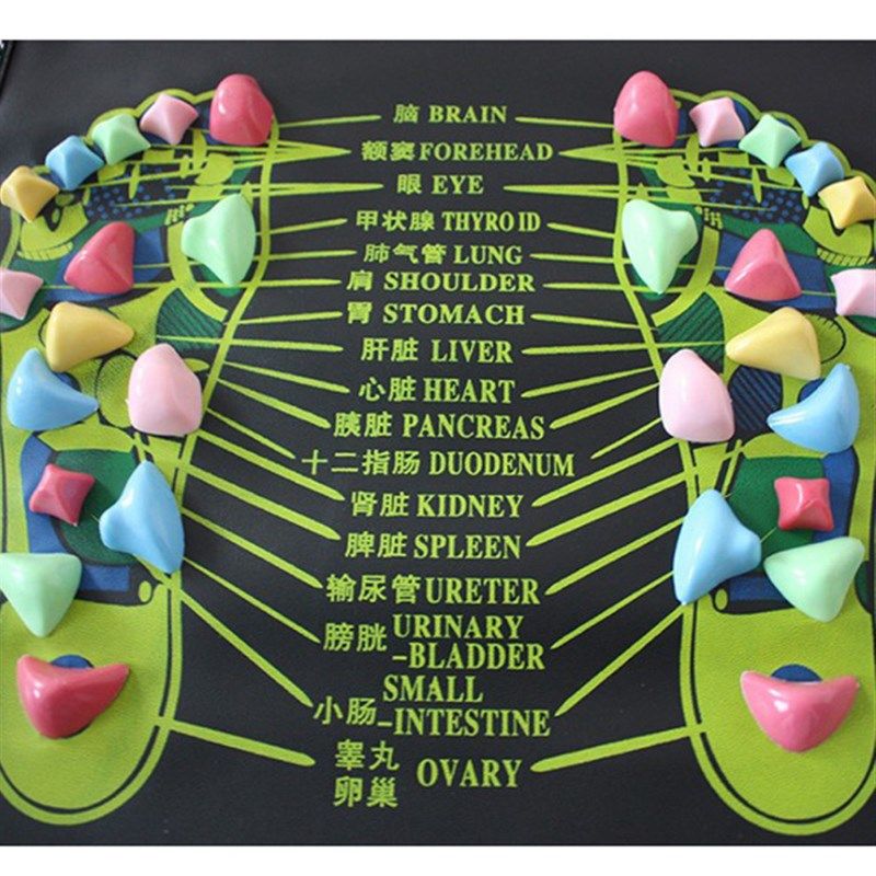 敬老院礼品 健康之路脚底按摩垫足底按摩器按摩石子路走毯 养生