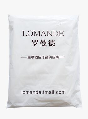 罗曼德宾馆酒店白色床上用品80支棉高支高密五豪华四件套被套床单