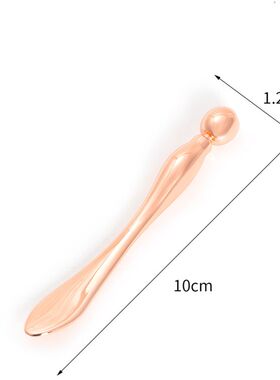 眼霜面霜多用挖勺涂抹工具眼部按摩瘦脸棒去浮肿手动挑棒金属提拉