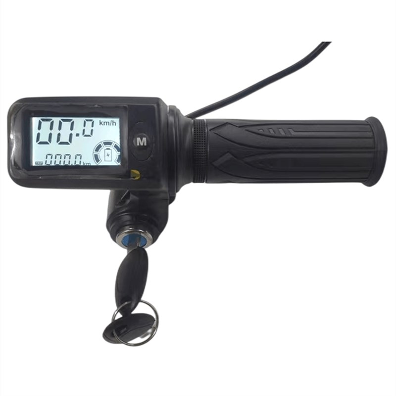 通用新款36V48V60V电动车转把加速器油门把手调速车把锂电车8线