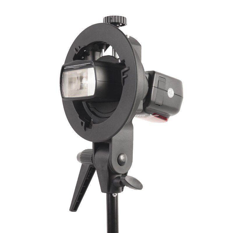 S型便携机顶闪光灯支架V1 AD400PRO 二代S卡盘保荣卡口