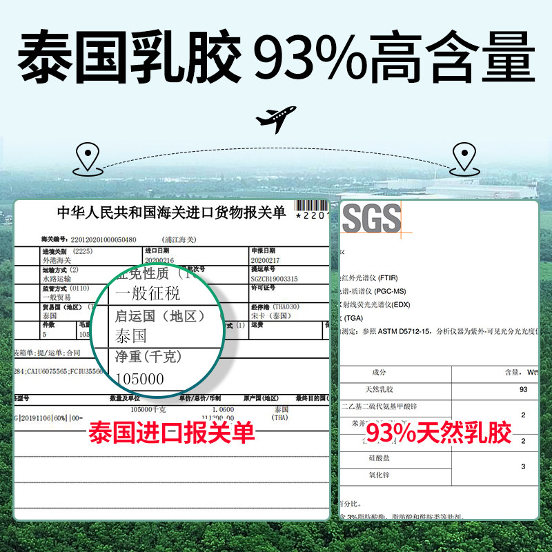 儿童乳胶枕头3-6岁以上4泰国原装进口天然橡胶小孩宝宝四季低枕芯