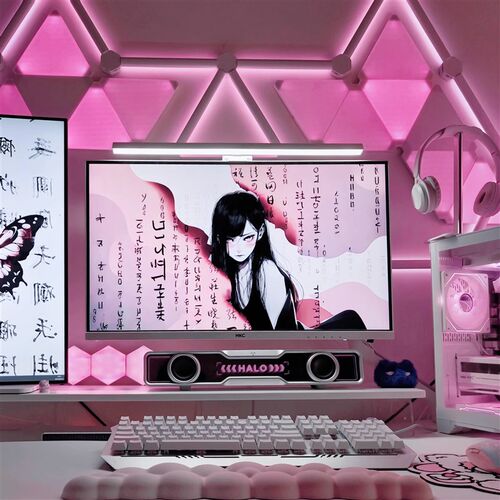 RGB智能星座灯条高级感氛围拼接灯LED幻彩拾音壁灯电竞房量子灯板